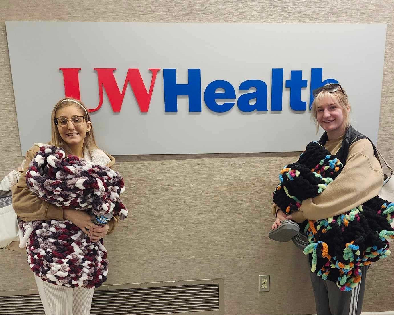 A Photo of the two who inspired becca's blankies, Abby & Sarah Smith